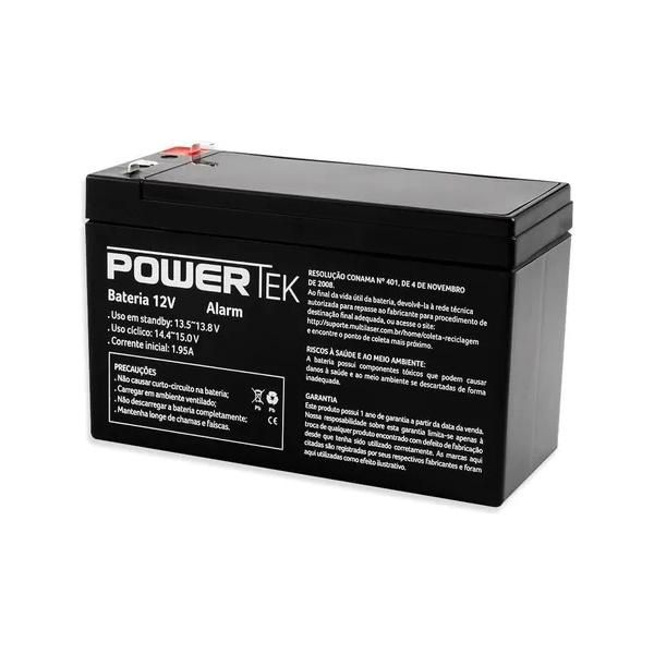 Bateria 12V Para Alarme EN011 Powertek Na UpperSeg