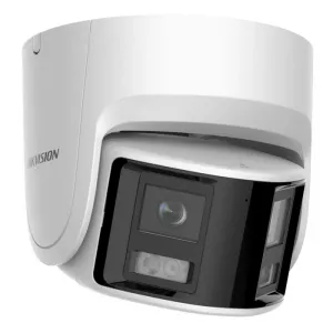 Câmera IP Panorâmica Hikvision DS-2CD2346G2P-ISU/SL AcuSense 4MP Lente Dupla e Áudio