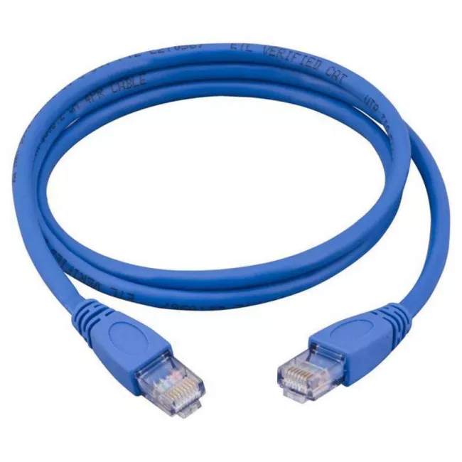 Patch Cord Cat5E 1,5m Azul Plus Cable